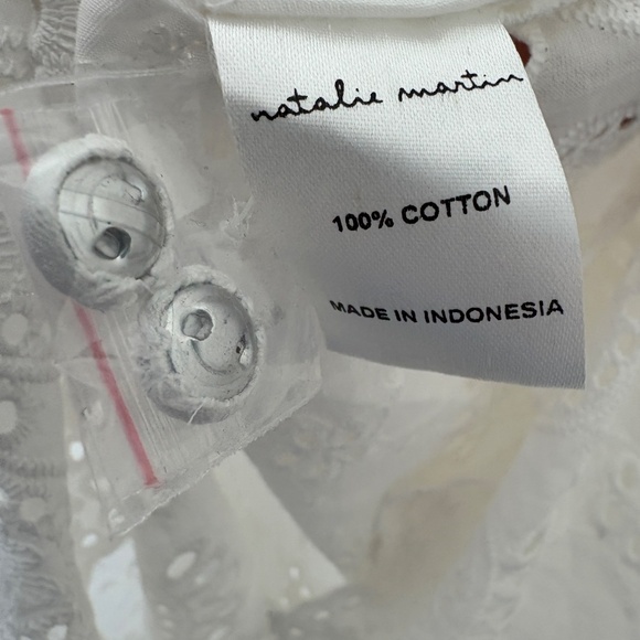 Natalie Martin x Madewell Monica Dress White Eyelet XS NWT Maxi Cotton Bridal - Picture 8 of 16